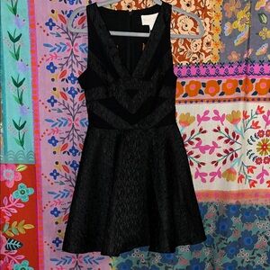 KEEPSAKE THE LABEL Black Polyester Blend Sleeveless Mini Dress Sz Juniors Small